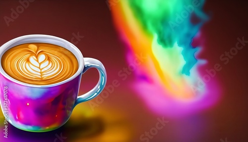 cup of coffee with steam