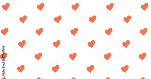 Heart pattern background template design