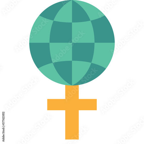 women day flat icon
