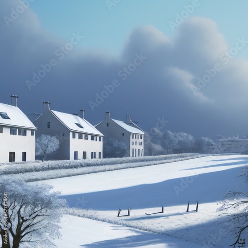 Winter in the village © Nymul