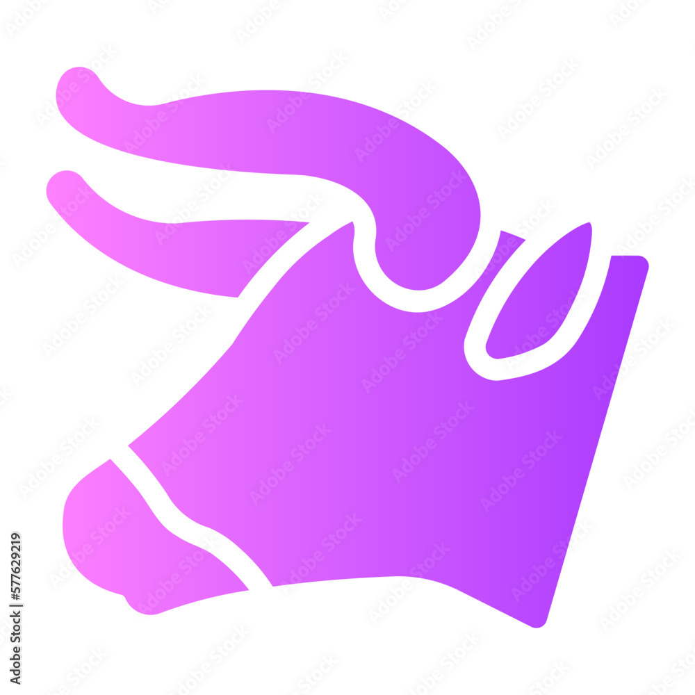 bull gradient icon