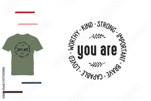 you are strong t shirt design