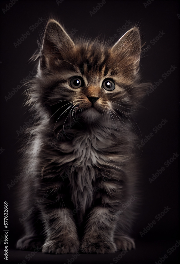 Cat portrait, pet