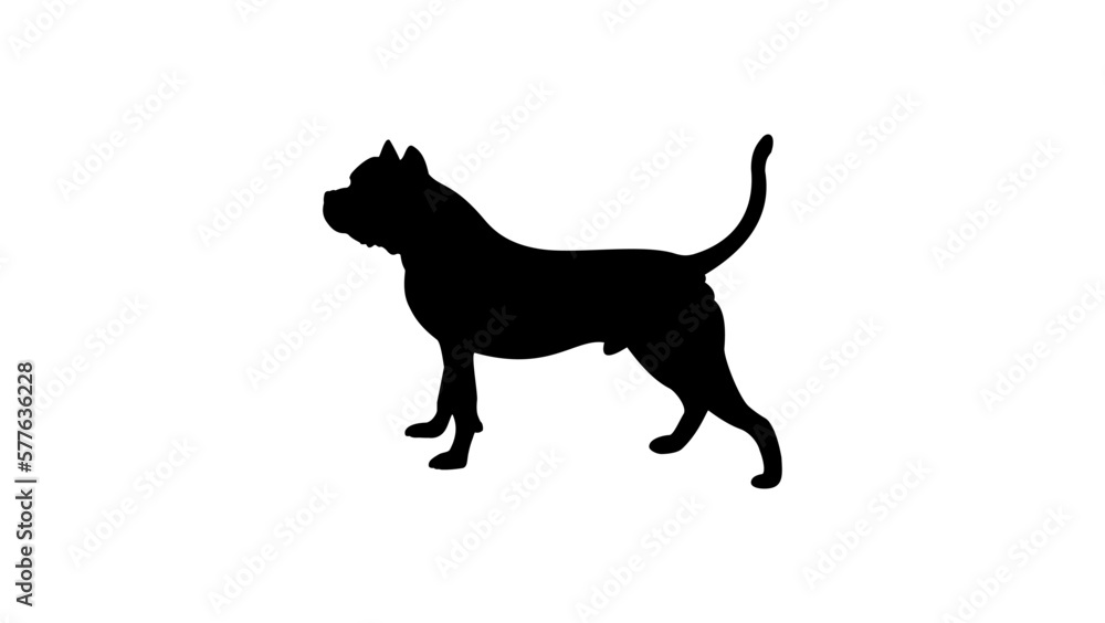 American Bully silhouette
