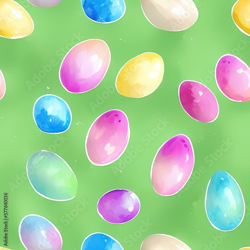easter eggs created with generative ai technology