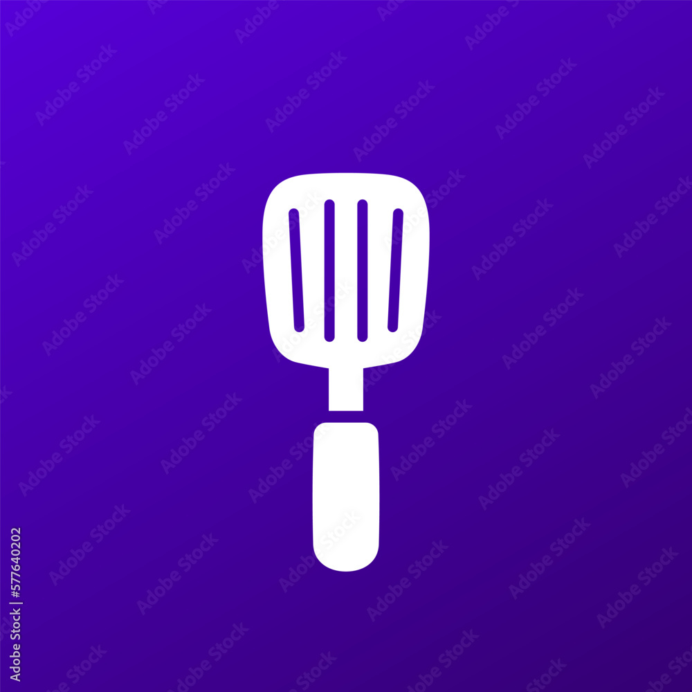 spatula icon, minimal vector design