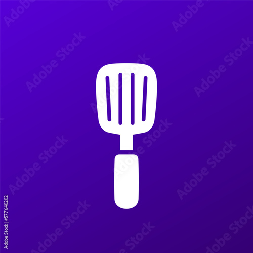 spatula icon, minimal vector design
