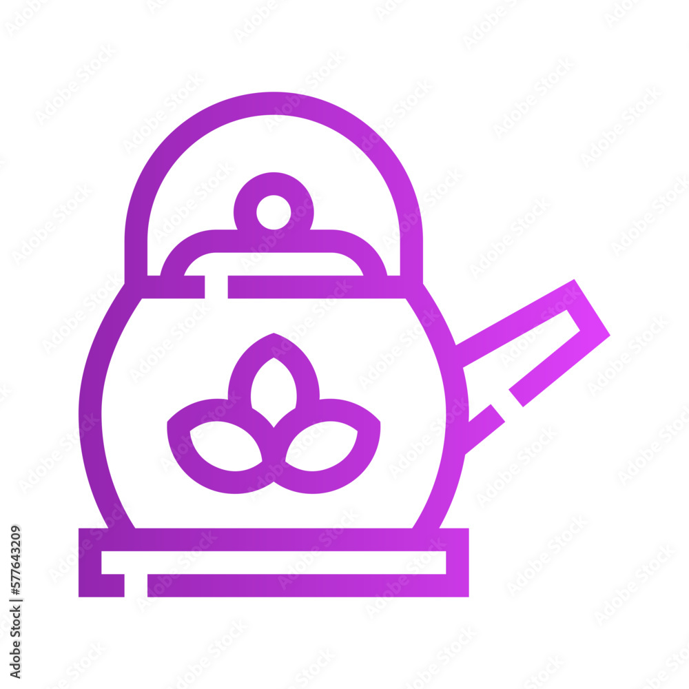 Obraz premium tea pot icon