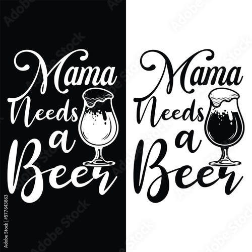 t-shirt design Free vector samples with illustration of beer design

