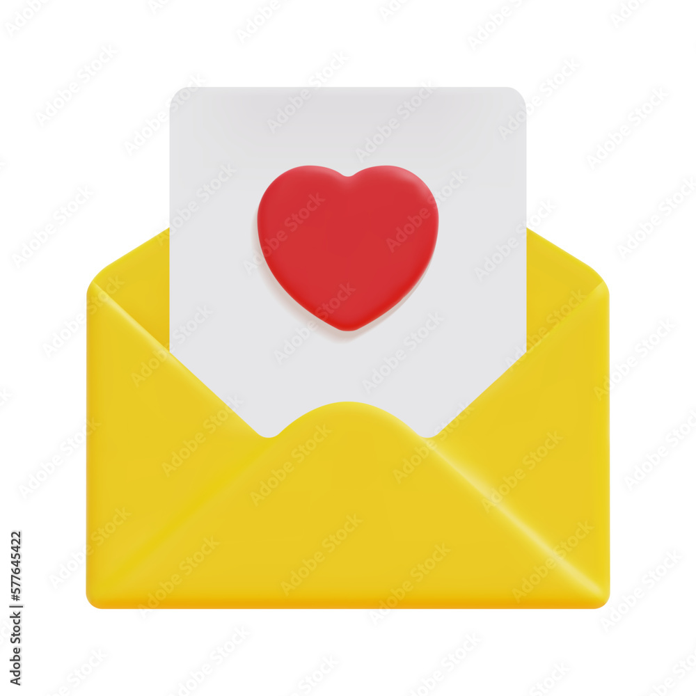 3d mail envelope with letter and heart icon vector. Isolated on white background. 3d love, wedding and valentine day concept. Cartoon minimal style. 3d email icon vector render illustration. 3d mail envelope with letter and heart icon vector. Isolated on white background. 3d love, wedding and valentine day concept. Cartoon minimal style. 3d email icon vector render illustration.