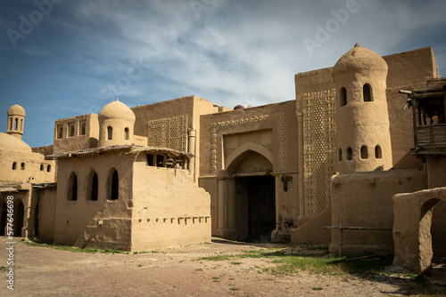 Old nomad town in central Asia