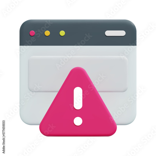 3d 404 error web icon vector. Isolated on white background. 3d development and software concept. Cartoon minimal style. 3d coding icon vector render illustration.