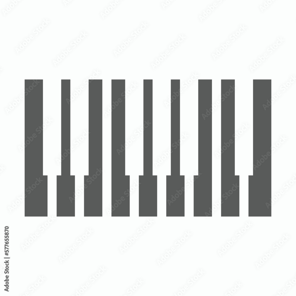 piano icon, keyboard vector, organ illustration piano icon, keyboard vector, organ illustration