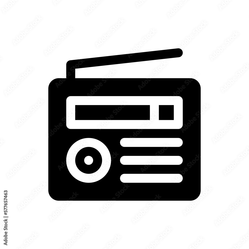 radio glyph icon radio glyph icon