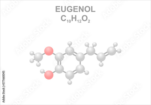 Simplified scheme of the eugenol molecule.
Use as pheromone bait for orchid bees.

