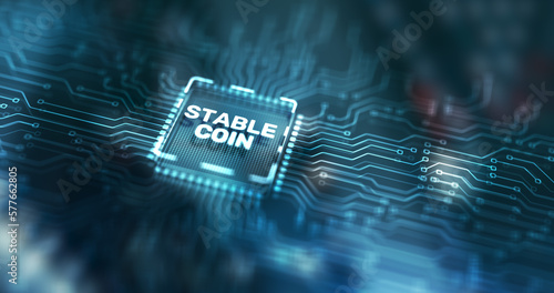 Stable Coin. Stablecoins Cryptocurrencies Stable Market Price Value Coin Currency