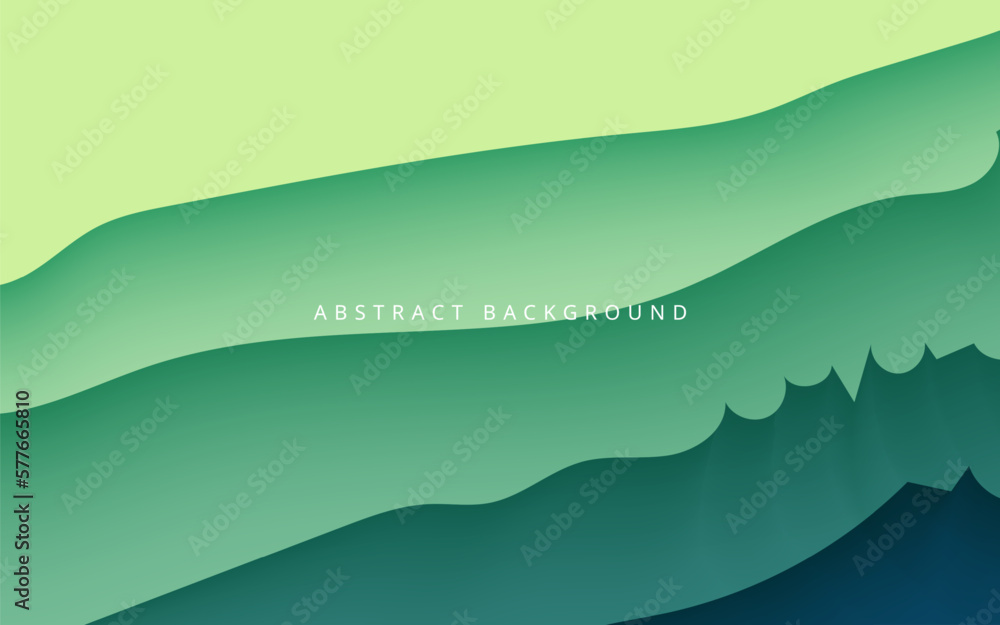 Fototapeta premium abstract green color diagonal shadow and light modern dimension background. eps10 vector