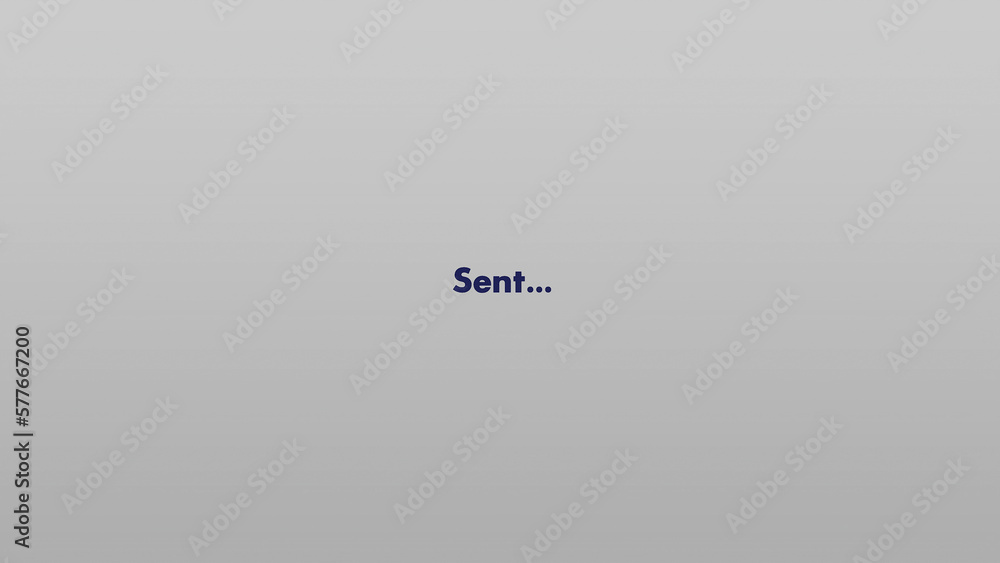 Obraz premium Mail Sending 3D Animation V10 ( 3D Illustration )