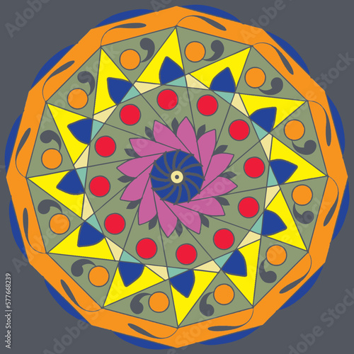 flower background - mandala