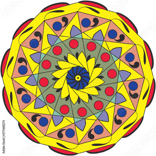 flower background - mandala
