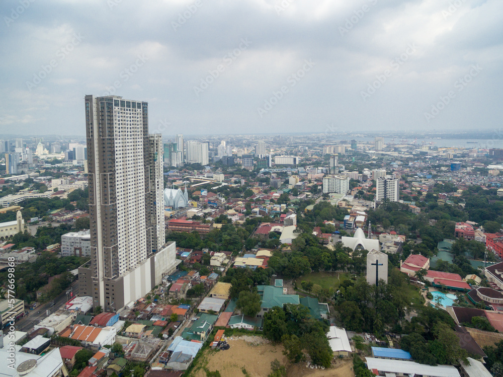 Cebu City Cityscape. Province of the Philippines located in the Central Visayas