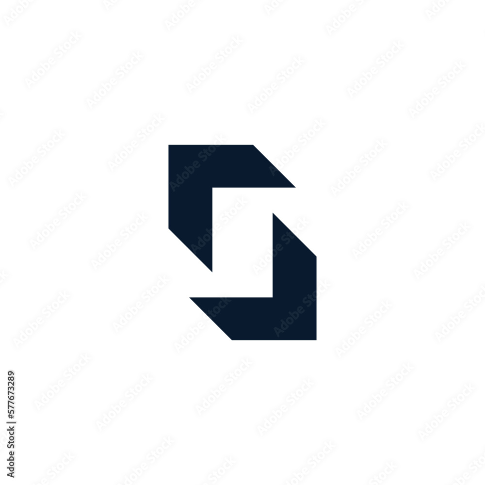 Geometric Line Initial Letter S Logo. Flat Vector Logo Design Template Element.
Geometric Line Initial Letter S Logo. Flat Vector Logo Design Template Element.