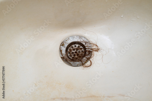 Bathroom bathtub sink drain protector hair catcher