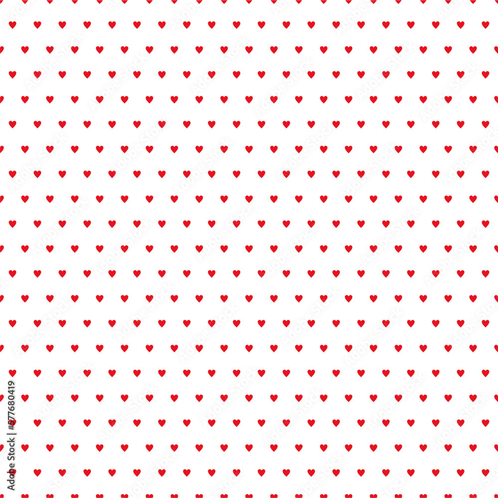 red heart shape seamless pattern vector illustration,heart shape design background,transparent backdrop.
