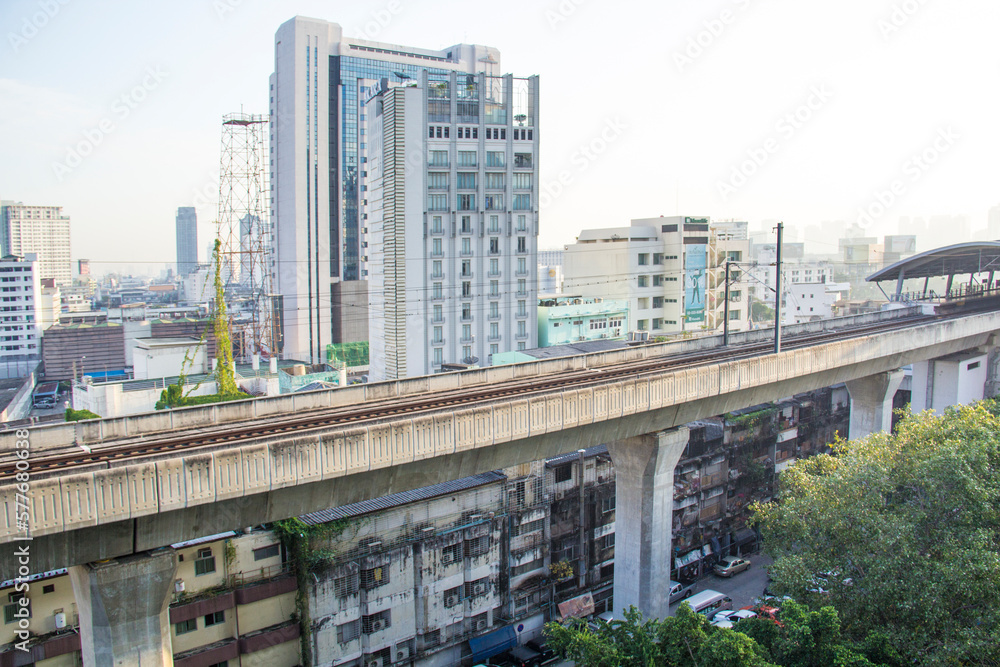 Beautiful view of the skyscrapers of Bangkok, Thailand Beautiful view of the skyscrapers of Bangkok, Thailand