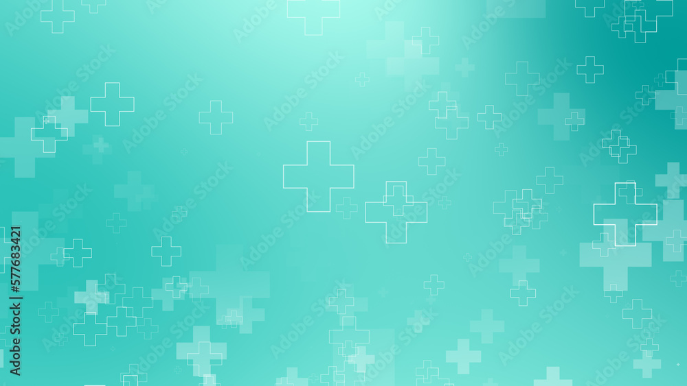 Abstract medical green blue cross pattern background. Abstract medical green blue cross pattern background.