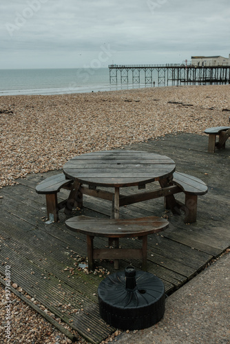 Bognor seafront winter walk photo