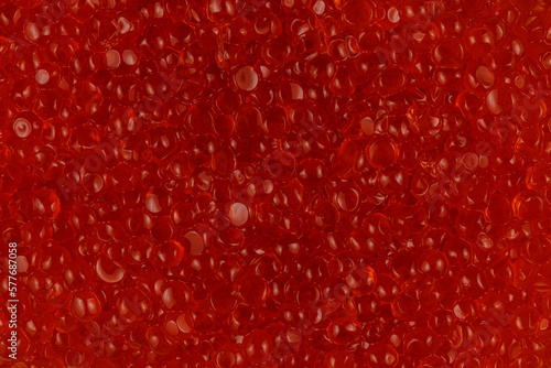 Red caviar background. High quality product