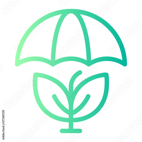insurance gradient icon