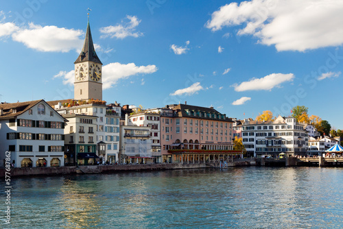 Old town of Zurch, Lake Zurich, Switzerland
