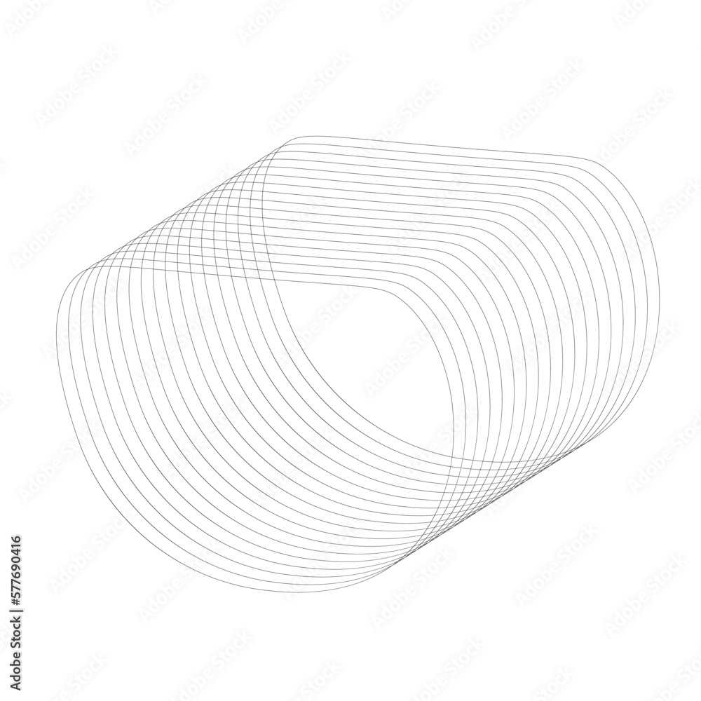 Vector Monoline Abstract Shape Vector Monoline Abstract Shape