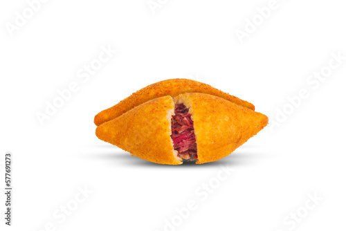 Croquete de Carne de Sol, foto em PNG, fundo transparente