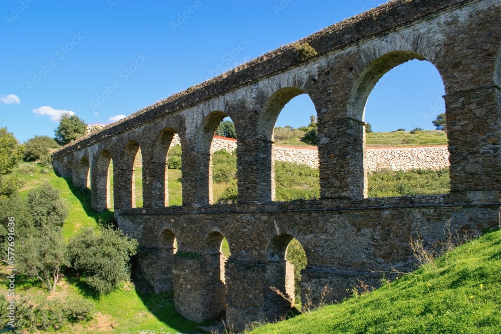 The Roman aqueduct of Sexi is located in the Spanish municipality of Almunécar, province of Granada