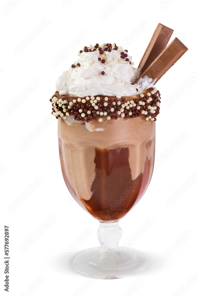 Delicious Cup of Ice Cream Stuffed and Decorated Delicious Cup of Ice Cream Stuffed and Decorated