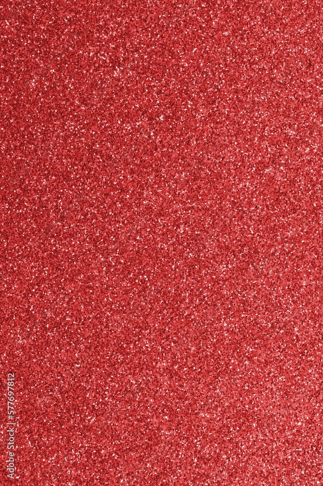 Fototapeta premium RED background with glitter with many luminescent lights