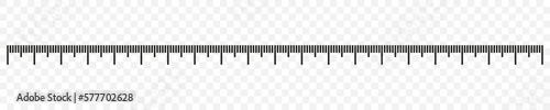 Ruler scale measure vector icon. Precise measuring tool. Calibration grid. Vector illustration isolated on transparent background. Vector EPS10.