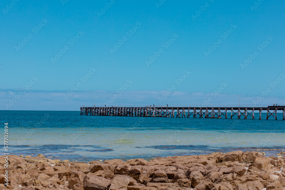 pier in the sea pier in the sea
