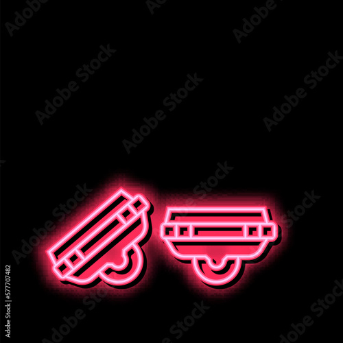 gyroshoes transport color icon vector illustration