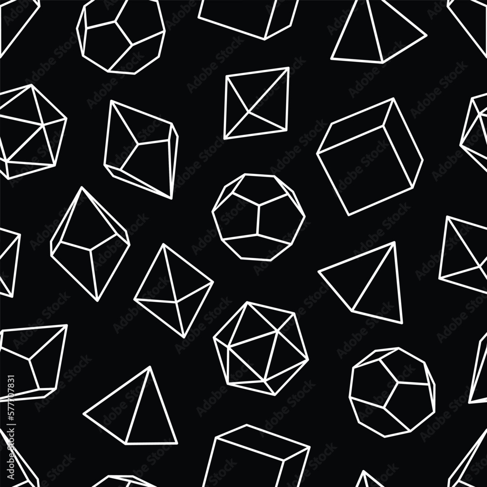 Seamless pattern of dice for board games. Seamless pattern of dice for board games.