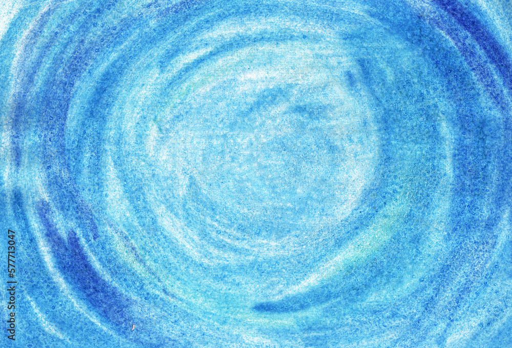 fluid blue watercolor background with spiral circular lines drawn fluid blue watercolor background with spiral circular lines drawn