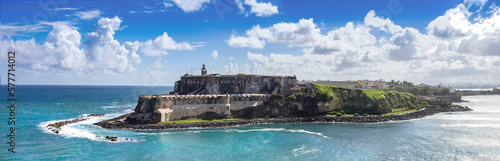 National park Castillo San Felipe del Morro Fortress in old San Juan, Puerto Rico, UNESCO site. photo