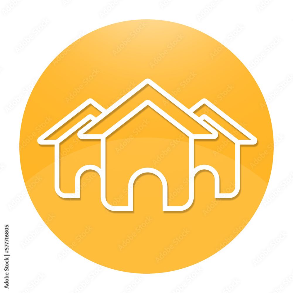 orange three home icon circle orange three home icon circle