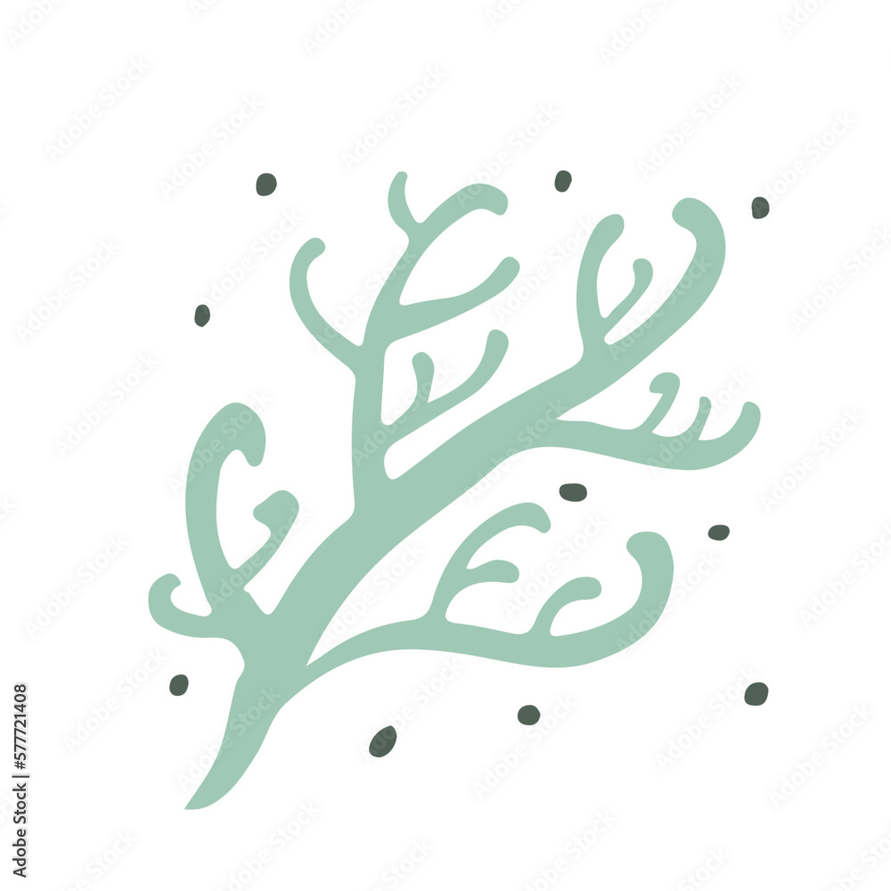 Collection sketch twigs. Floral elements hand drawn. Vector illustration Collection sketch twigs. Floral elements hand drawn. Vector illustration