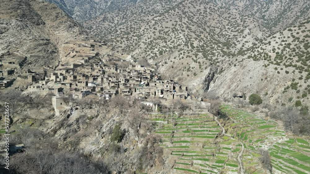 Village of Nurigram in nuristan of Afghanistan, Nuristan Villages Stock ...