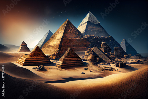 Tela pyramids of giza
