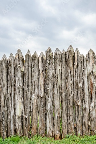 stockade, wood, texture, fence, nature, old, wall, wooden, tree, abstract, brown, pattern, bark, weathered, sky, landscape, rough, textured, trees, plank, blue, forest, natural